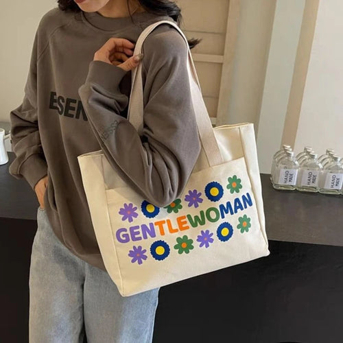 Commuting Canvas Bag Women S Wholesale Fashionable Casual Armpit Bag Large Capacity Trendy Korean