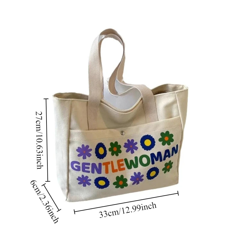 Commuting Canvas Bag Women S Wholesale Fashionable Casual Armpit Bag Large Capacity Trendy Korean