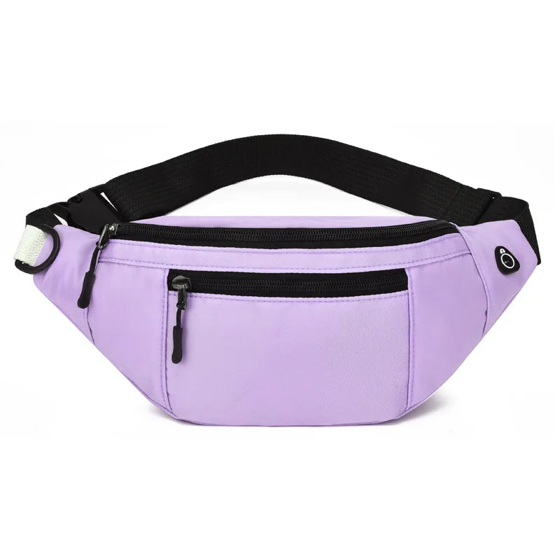 Fashionable Waist Bag Simple Multifunctional Shoulder Crossbody Go Out Oxford Cloth Change Mobile