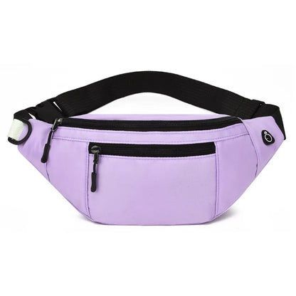 Fashionable Waist Bag Simple Multifunctional Shoulder Crossbody Go Out Oxford Cloth Change Mobile