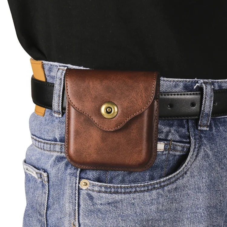Flip Cover Foldable Screen Phone Waist Strap Phone