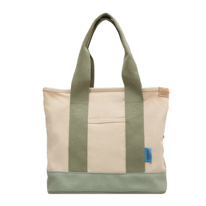 Simple Colorblock Crossbody Bag Large Capacity Shoulder Bag