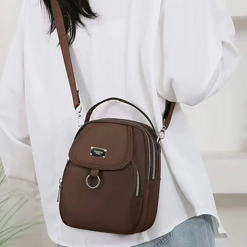 Crossbody Shoulder Bag – Compact Unisex Everyday Purse with Phone Pocket