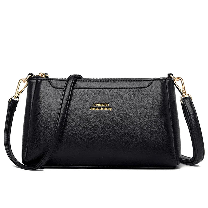 Horizontal Square-Shaped Crossbody Bag Simple Women S Crossbody Bag Commuting Single-Shoulder Bag