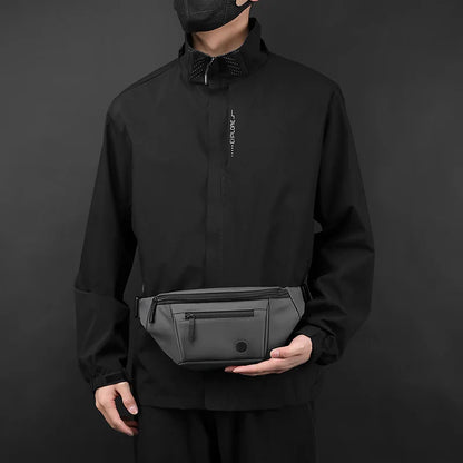 Men S Chest Bag Daily Sports Outdoor Cross-Body One-Shoulder Casual Waterproof Waist - Waterproof