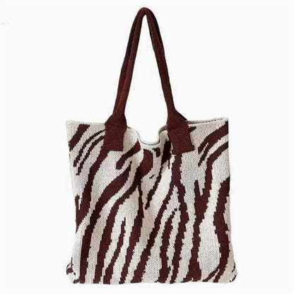 Summer Beach Tote Shoulder Bag Straw Weav Handbag Large Capacity Vacation Weaving Hollow Bags Women