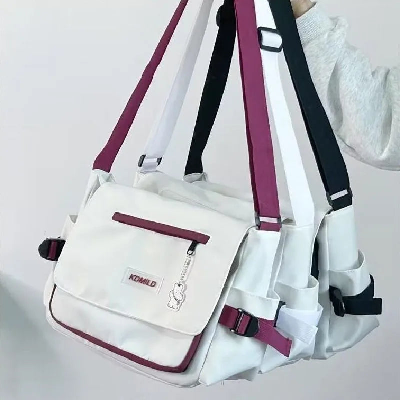 Korean Style Large Capacity Crossbody Shoulder Bag for Women
