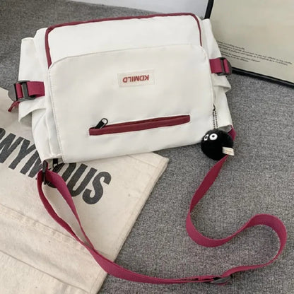 Waterproof Canvas Crossbody Messenger Bag for Teen Boys & Men