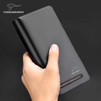Men S Hand-Held Bag Wallet Multiple Compartments Fashionable Large-Capacity Mobile Phone Storage