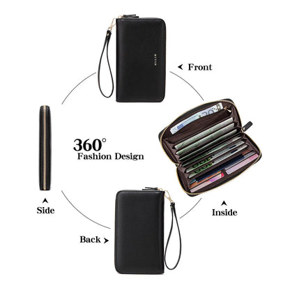Long Organ Wallet Simple Multi-Functional Passport