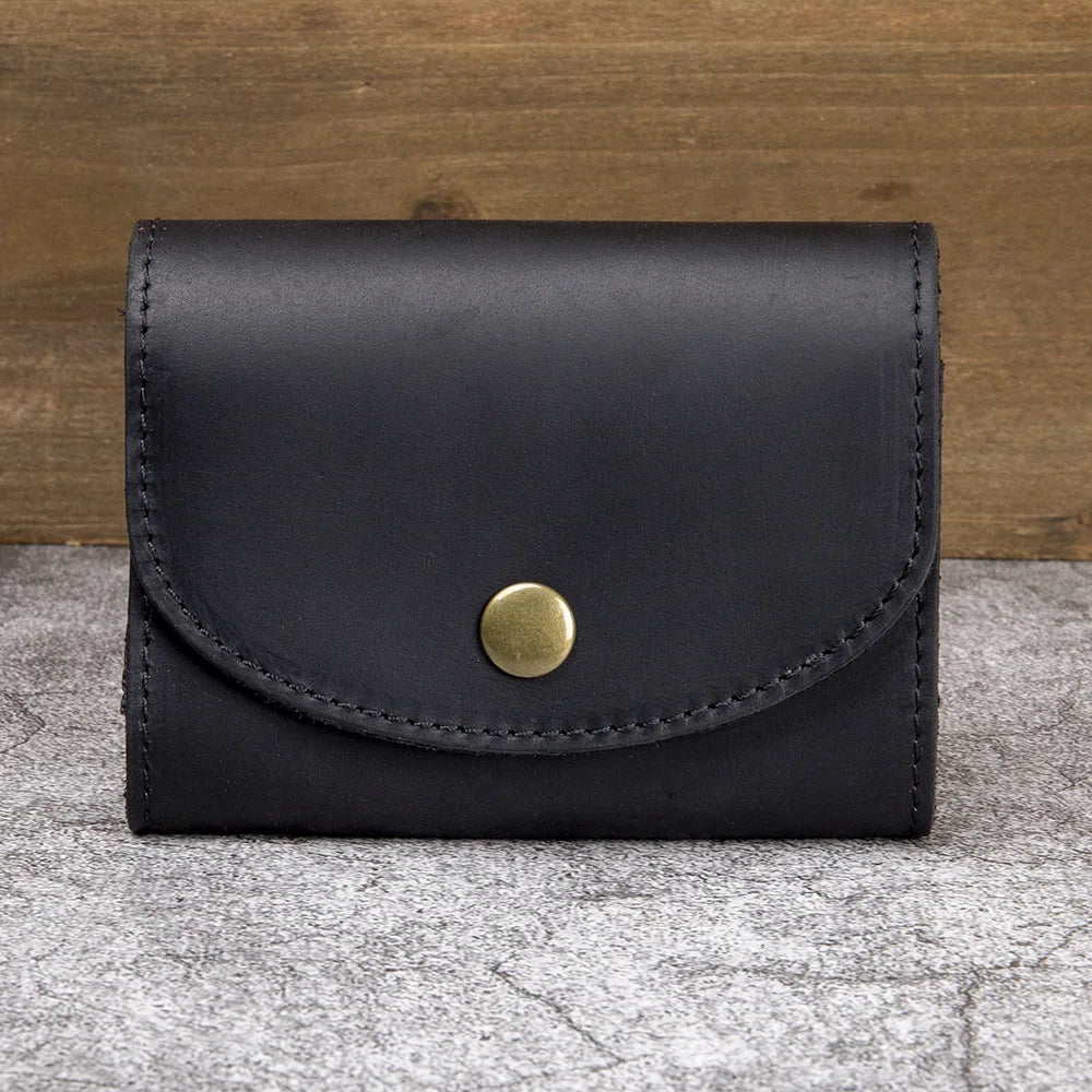 Genuine Leather Large Capacity 12-Slot Organ Card Case