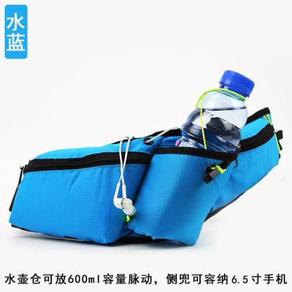 Waterproof Nylon Waist Bag Multi-Function Running Kettle Marathon 6 5 Inch Mobile Phone Fitness