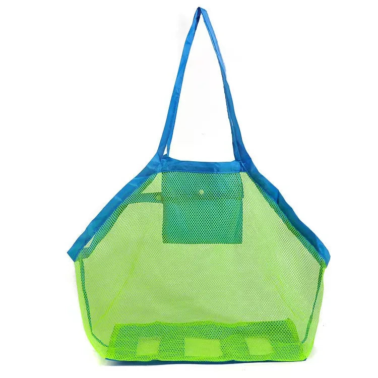Homefish Kids Sand Away Portable Mesh Storage Bag Large Beach Tote Swimming Bath Toys Towels Outdoor