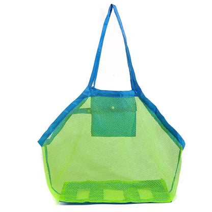 Homefish Kids Sand Away Portable Mesh Storage Bag Large Beach Tote Swimming Bath Toys Towels Outdoor