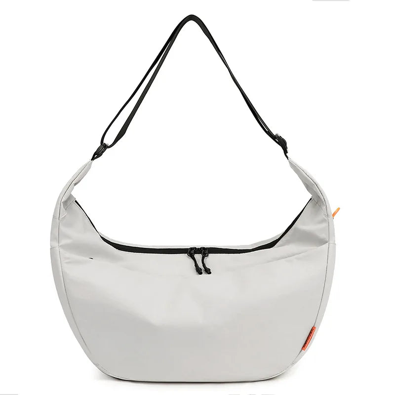 Waterproof Nylon Fabric Simple Dumpling Bag Lightweight Crossbody Bag Casual Large-Capacity