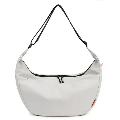 Waterproof Nylon Fabric Simple Dumpling Bag Lightweight Crossbody Bag Casual Large-Capacity