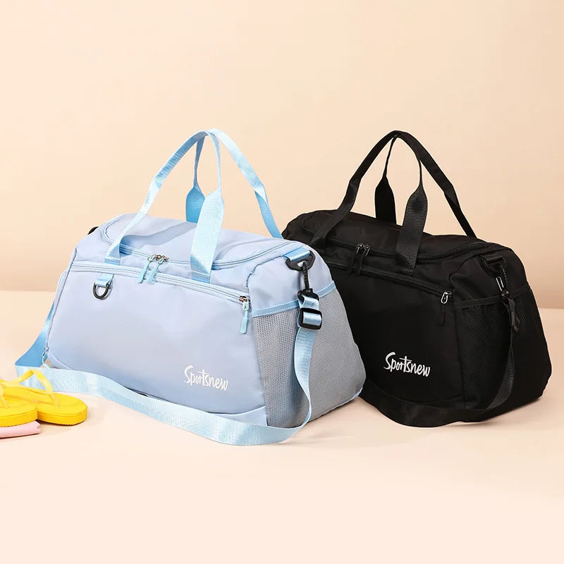 Large Capacity Portable Travel Bag Waterproof Fitness Men S Women Dry Wet Separation Multifunctional