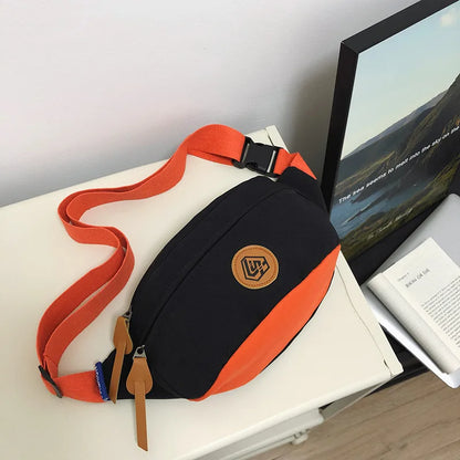 Waterproof Chest Bag Men Large Capacity Simple Cashier Outdoor Travel Cross-Body Multi-Function