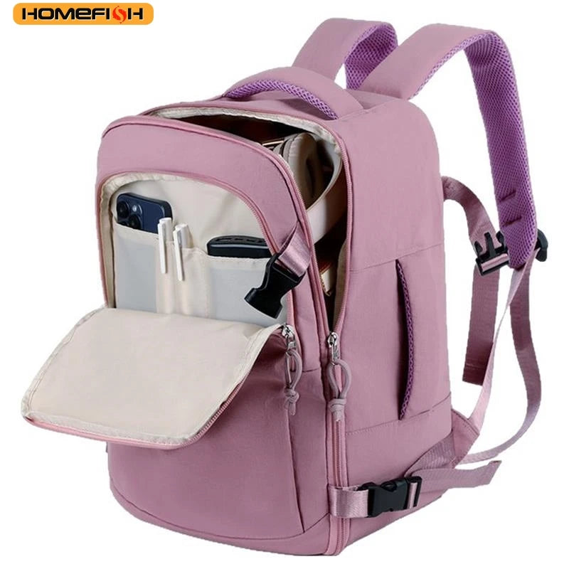 Homefish Business Casual Travel Commuting Men S Backpack Large Capacity Computer Bag Leisure Bookbag
