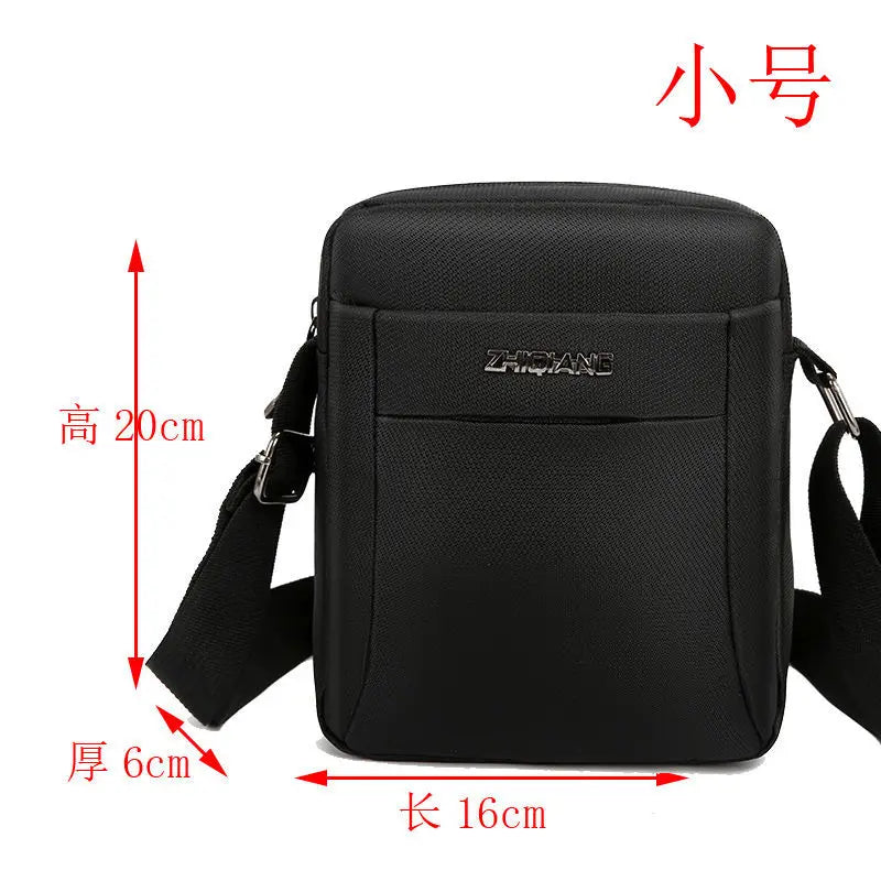 Single-Shoulder Bag Men Oxford Fabric Crossbody Cash Register Bag Women
