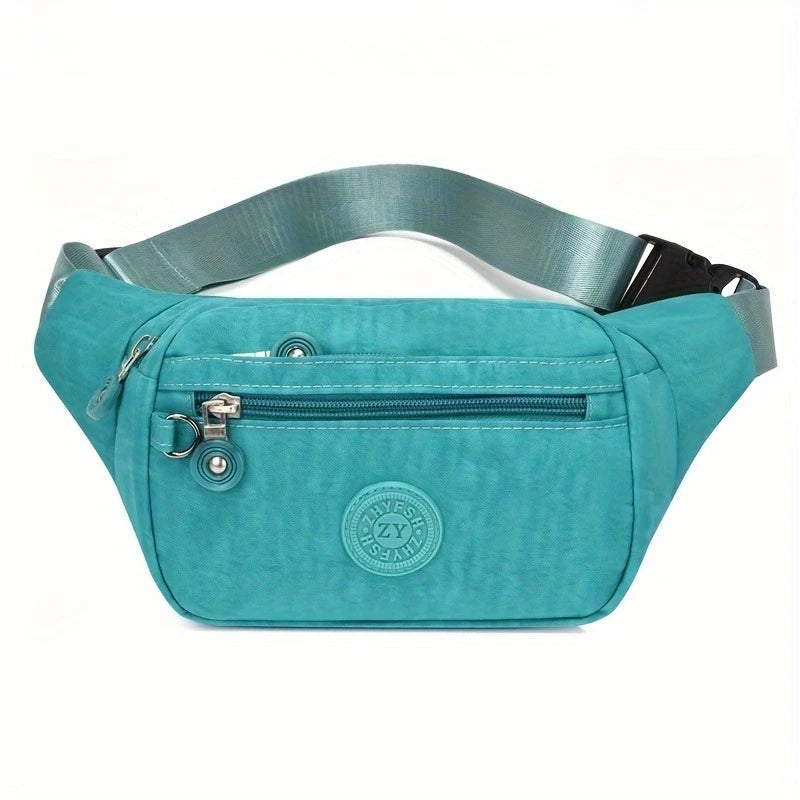 Fanny Pack Crossbody Sling Bag – Multi-Pocket Waist Purse for Women