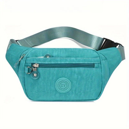Fanny Pack Crossbody Sling Bag – Multi-Pocket Waist Purse for Women