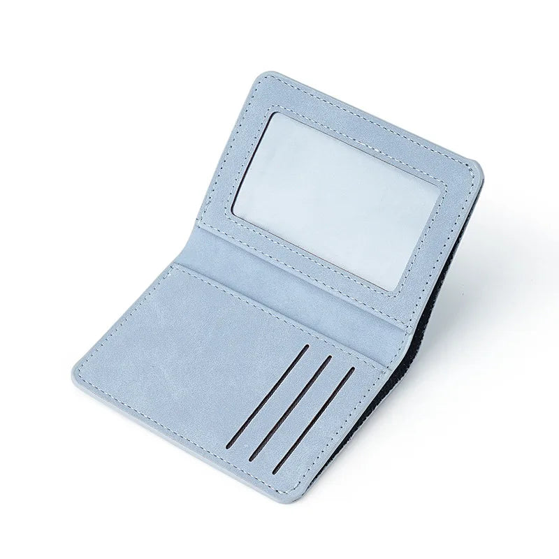Card Bag Man Ultra-Thin Mini Wallet Multi-Functional Driver S License Leather Case