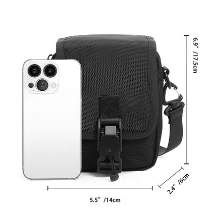 Men S Oxford Cloth Durable Casual Single-Shoulder Bag Simple Men S Multi-Functional Water-Resistant