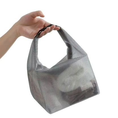 Unisex Waterproof Drawstring Storage Bag Large Capacity Swimming Toiletry Pouch Gym Laundry Bathroom