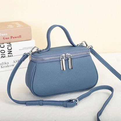 Head Layer Cowhide Women S Crossbody Bag Multi-Functional Handbag Shoulder All Ride Satchel Real