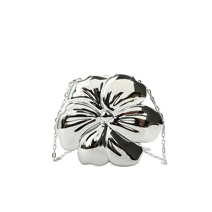 Creative Acrylic Flower Bag Banquet Dinner Party Bag Women Fashionable Socialite Shoulder Crossbody