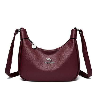 Women's Luxury Soft PU Leather Crossbody Shoulder Bag