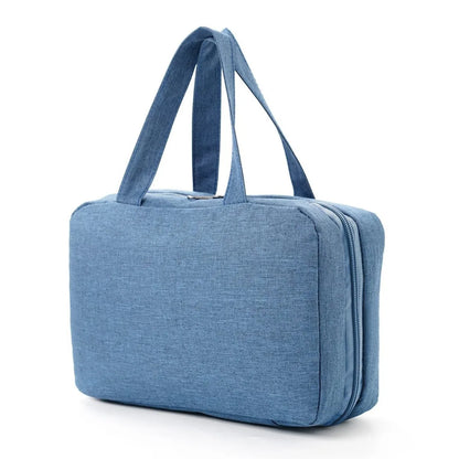 Four-Fold Dry Wet Separation Portable Bag Hanging Multi-Color Storage Toiletries Cosmetics