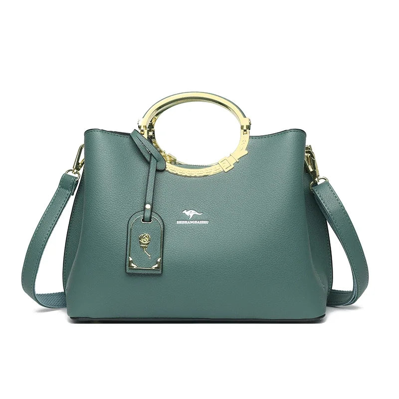Large Capacity Leather Tote Bag – Women's Designer Handbag