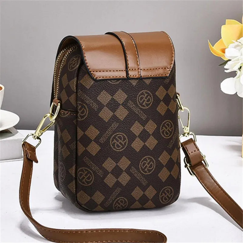 Monogram Crossbody Bag – Small Phone Purse for Women