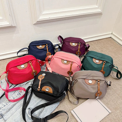 Nylon Crossbody Bag for Women – Large Capacity Waterproof Shoulder Bag