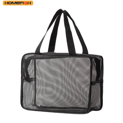 Homefish Portable Multifunctional Mesh Toiletry Organizer Bag