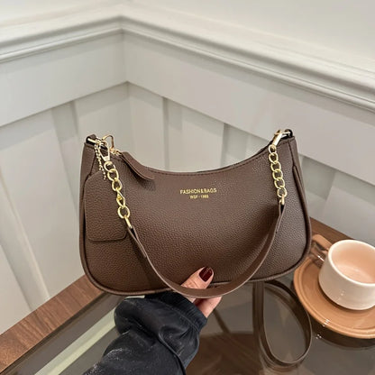 Underarm Shoulder Bag – Elegant PU Leather Crossbody Purse