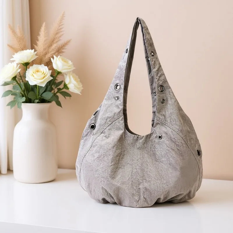 Oversized Hobo Tote Bag – Soft Shoulder Purse for Everyday & Travel