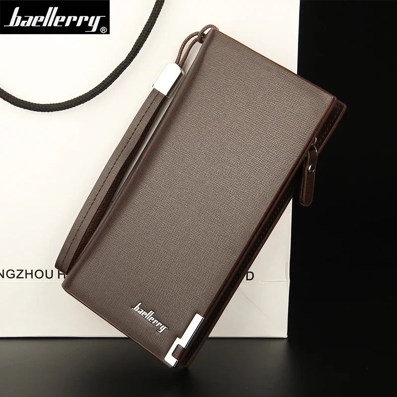 Long Wallet Men Zip Multifunctional Handbag