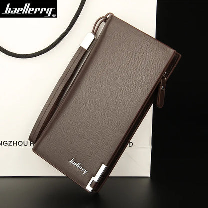 Long Wallet Men Zip Multifunctional Handbag
