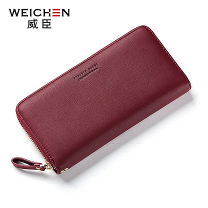 Ladies Purse Long Large Capacity Zipper Mobile Phone Storage Handbag Wallet