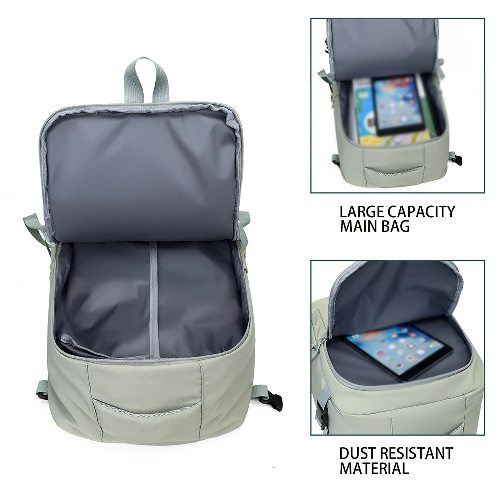 Lightweight Computer Bag Boarding Travel Backpack Men Women