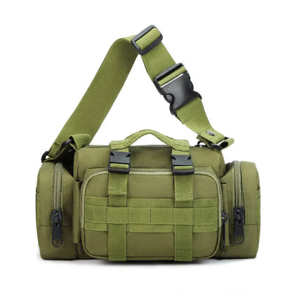 Camo Outdoor Crossbody Handbag Large Capacity Wear-Resistant Oxford Cloth Tactical One Shoulder