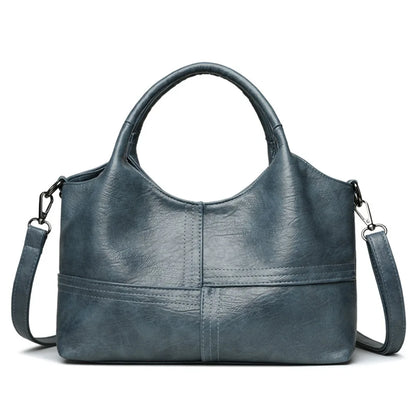 Single Shoulder Bag Pu Leather Large-Capacity Women S Handbag Multiple Compartments