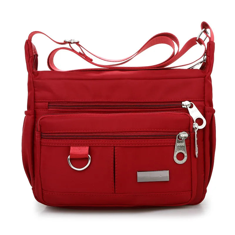 Women S Crossbody Bag Waterproof Oxford Fabric Backpack Crossbody Single-Shoulder Bag - Waterproof