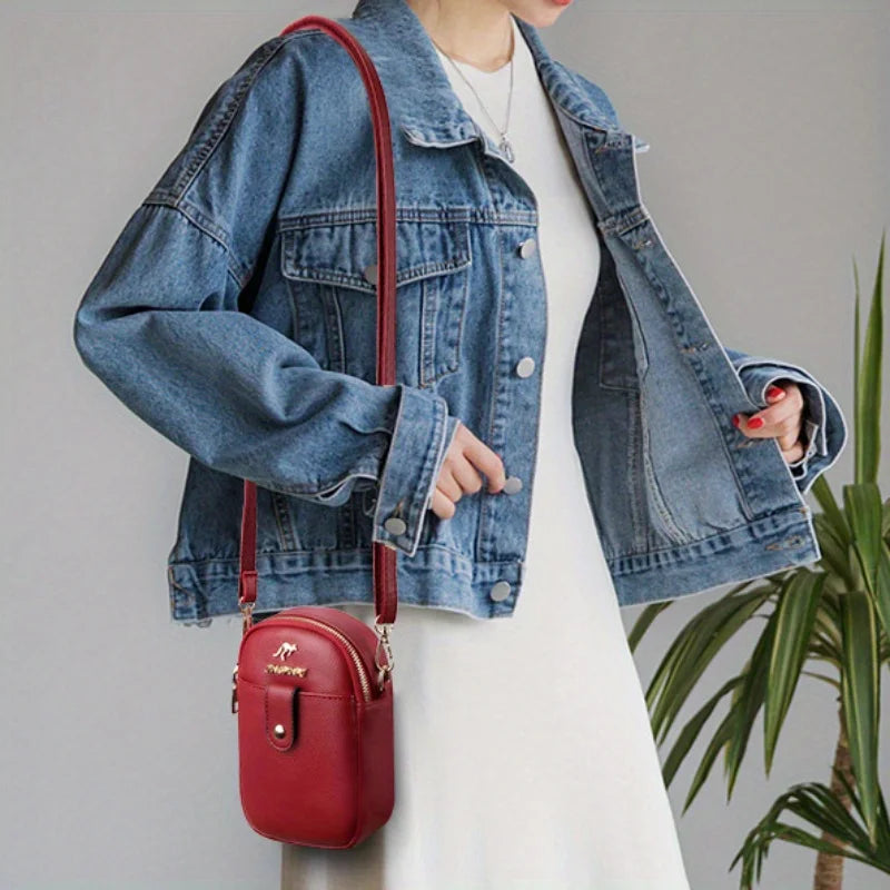 Mini Crossbody Phone Bag for Women with Detachable Strap