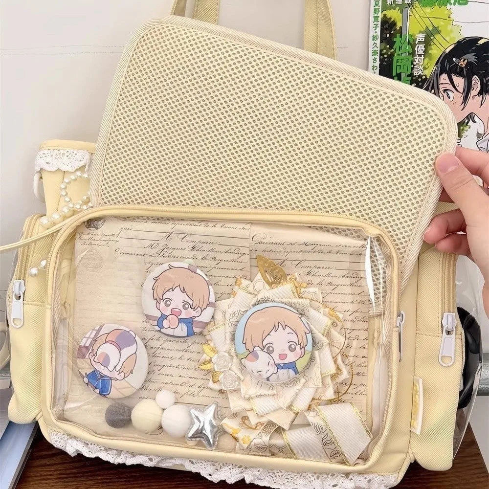 Ballet Girl Has Large Appetite Itabag Japanese 2d Single Shoulder Cross Body Goods Bag Gift Friends