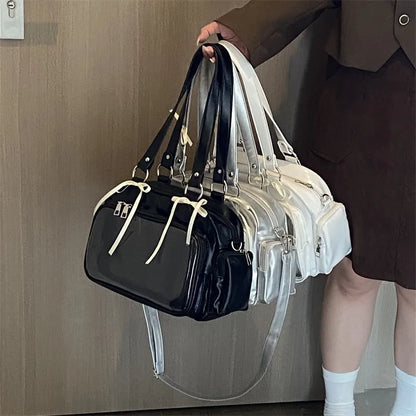 Homefish Popular Cute Bar Pain Bag Fashionable Three-Color Versatile Portable Backpack Bowling