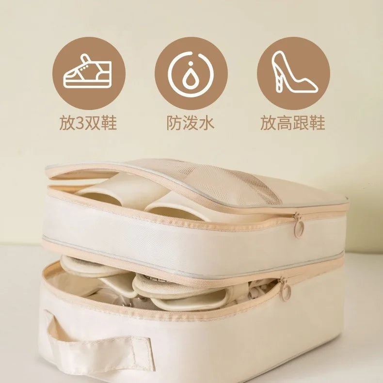 Travel Shoe Storage Bag – Portable Dustproof Shoe Organizer for Luggage